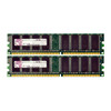 Cheap, used and refurbished Kingston 2GB 2x1GB PC3200U 400MHz Low Density DDR Non-ECC Desktop Ram Memory