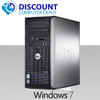 Cheap, used and refurbished Dell Core 2 Duo Tower Windows 7 Desktop Computer PC 8GB 128GB SSD DVD