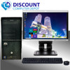 Cheap, used and refurbished Custom Quad Core I5 Desktop Computer 3.1GHz 4GB 500GB Windows 10 Pro w/19"LCD