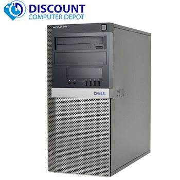 Cheap, used and refurbished Dell Optiplex 9020 Computer Tower Intel i5 3.3GHz 8GB 500GB Windows 10 Pro