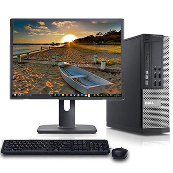 Cheap, used and refurbished Dell Optiplex 990 Desktop Computer i5 3.3GHz 8GB 500GB WiFi Win 10 Pro w/19" LCD