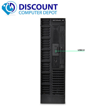 Right Side View Dell Optiplex XE Desktop Computer PC C2D 2.66GHz 4GB 160GB Windows 10 Home WiFi