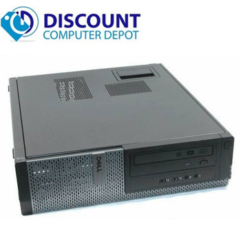 Right Side View Fast Dell Optiplex 3010 Windows 10 Pro Desktop Quad Core i5-3470 8GB 500GB and WIFI