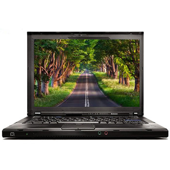 Cheap, used and refurbished Lenovo ThinkPad Laptop Computer T400 14" Dual Core 2.0GHz 8GB 500GB Windows 10-64 Home WiFi