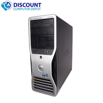 Cheap, used and refurbished Clearance! Fast Dell Precision T3400 Desktop Computer C2D 2.4GHz 8GB 750GB Win10 Pro WiFi