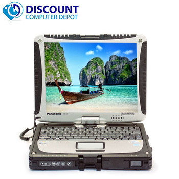 Cheap, used and refurbished Panasonic Toughbook CF19 Core 2 Duo Laptop Computer Windows 10 Pro 13" 4GB 250GB and WIFI