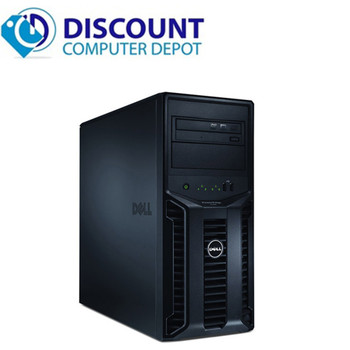 Cheap, used and refurbished Dell Poweredge T110 Computer Server Tower PC 8GB 1TB Core i3 Windows 10 Pro with Keyboard & Mouse and WIFI