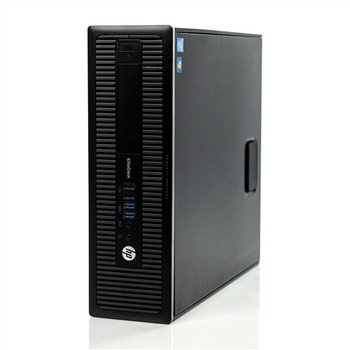 Right Side View HP 400 G1 Tower i5 8gb 1TB w/ 19" Monitor