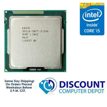 Cheap, used and refurbished Intel Core i5-2500 3.30GHz Quad-Core CPU Computer Processor LGA1155 Socket SR00T
