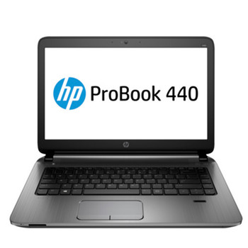 Right Side View HP ProBook 440 G2 14" Laptop Notebook Intel i3-4005u 1.7GHz 4GB 500GB HDMI Bluetooth Windows 10 and WIFI