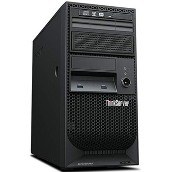 Cheap, used and refurbished Lenovo ThinkServer Computer Tower PC Intel Xeon 3.2GHz CPU 8GB 500GB DVD Windows 10 Professional and WIFI