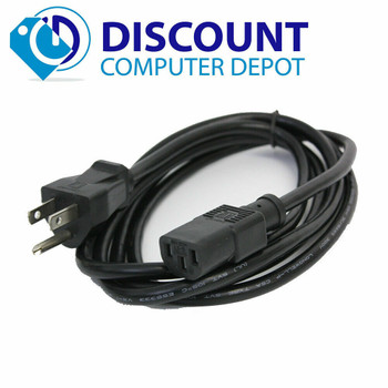 Cheap, used and refurbished Standard A/C Desktop Computer Power Cable 5ft - Brand May Vary