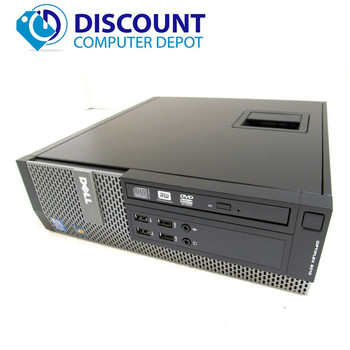 Right Side View Dell OptiPlex 9020 SFF Desktop Computer PC i5 3.2GHz 16GB 1TB HD Win 10 Pro WIFI Keyboard and Mouse