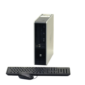 Right Side View Refurbished HP DC7800 2.3 GHz Dual Core, Core 2 Duo Desktop 4GB 250GB Windows 7, (win 7) Pro