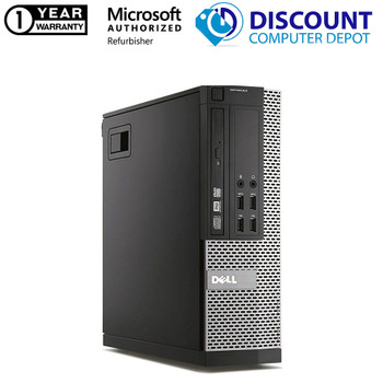 Cheap, used and refurbished Dell 7010 i7 3rd gen Desktop 16GB 256GB SSD Windows 10 24in LCD WIFI DVD