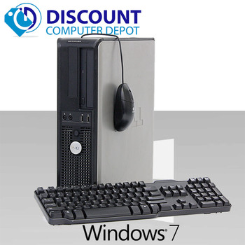 Cheap, used and refurbished Refurbished Dell Optiplex 760 3 GHz Dual Core Core 2 Duo Small Desktop 4GB 80GB Windows 7, (win 7)