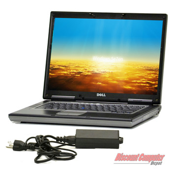 Front View Refurbished Dell  D620 1.8 GHz Dual Core, Laptop-Notebook 2GB 80GB Windows 7, (win 7) Pro