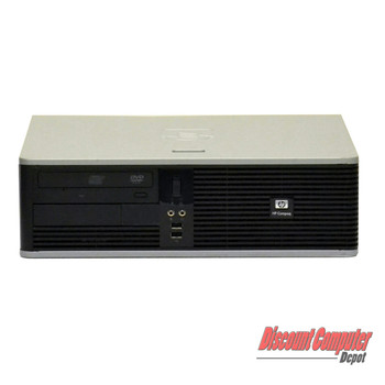 Right Side View Refurbished HP DC7800 2.3 GHz Dual Core, Core 2 Duo Desktop 6GB 500GB Windows 7, (win 7) Pro