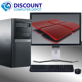 Cheap, used and refurbished Dell Optiplex 960 Desktop Computer 3.0GHz 4GB 250GB Windows 10 17" LCD DVD-RW