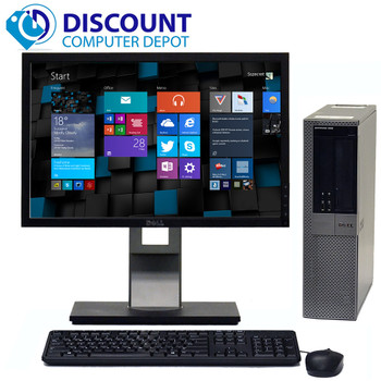 Cheap, used and refurbished Dell Optiplex 960 Windows 8.1 Desktop PC 3.0GHz Core 2 Duo 4GB 500GB & 19 LCD