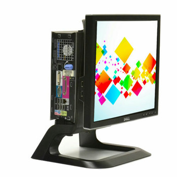 Right Side View Dell All-In-One Desktop Computer w/Windows 10 Dual Core 4GB Ram 17" LCD & WiFi