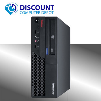 Front View Lenovo Desktop Computer C2D 2.13 4GB 80GB DVD-RW Win10 home (no key, mice and wifi)