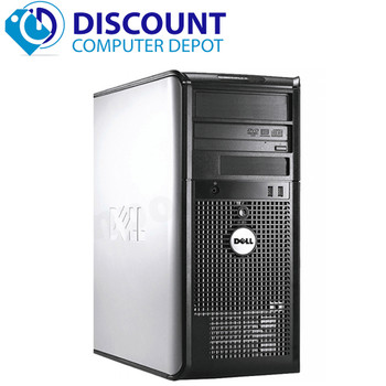 Cheap, used and refurbished Fast Dell Optiplex Desktop Computer PC Windows 10 Tower Core 2 Duo 4GB Wifi and WIFI