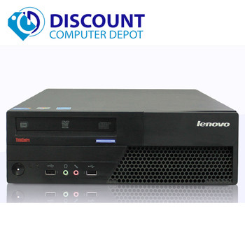 Cheap, used and refurbished Lenovo Desktop Computer PC Core 2 Duo 2.13GHz 4GB Windows 10 w/19" LCD Wifi