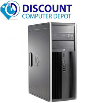 Cheap, used and refurbished Fast HP 6300 Windows 10 Pro Desktop Computer Tower PC  Intel Core i3 8GB 500GB and WIFI