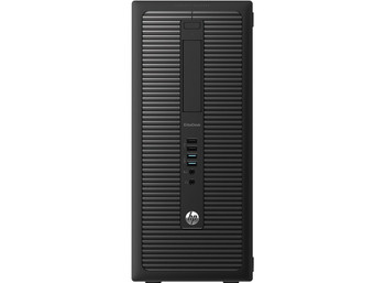 Right Side View HP 800 G1 EliteDesk Tower Computer PC i7-4770 Quad 3.40GHz 8GB 1TB Windows 10 Pro Dual Screen Video Card