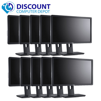 Front View Dell Professional Widescreen LCD Monitors 22" (Grade A)  Lot of 10 Front View Dell Professional Widescreen LCD Monitors 22" (Grade A)  Lot of 10