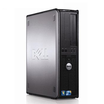 Front View FAST Dell Optiplex Windows 10 Desktop PC Computer Tower Core 2 Duo 4GB Ram 160GB and WIFI