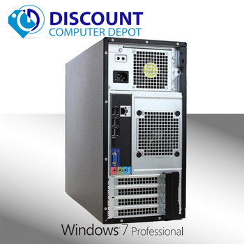 Right Side View Dell Optiplex 390 Quad i5 Windows 7 Pro Desktop Computer 3.1GHz 4GB 120GB SSD