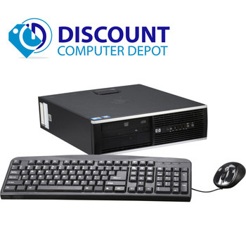 Cheap, used and refurbished HP 8000 Elite Desktop Computer Windows 10 Pro PC C2D 3.00GHz 8GB 1TB DVDRW WiFi dual out video