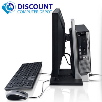 Right Side View Dell Optiplex 780 All In One Computer System C2D 3.0GHz 4GB Win10 Pro 19"LCD and WIFI