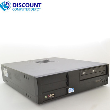 Cheap, used and refurbished Fast Windows 10 Desktop Computer PC Intel Pentium Dual Core 2.8GHz 4GB Wifi and WIFI