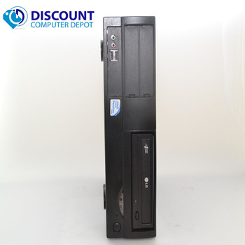 Right Side View Fast Windows 10 Desktop Computer PC Intel Pentium Dual Core 2.8GHz 4GB Wifi and WIFI