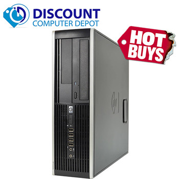 Cheap, used and refurbished Fast HP Windows 10 Pro Desktop Computer Intel Core i3 Tower PC 8GB 500GB DVD and WIFI