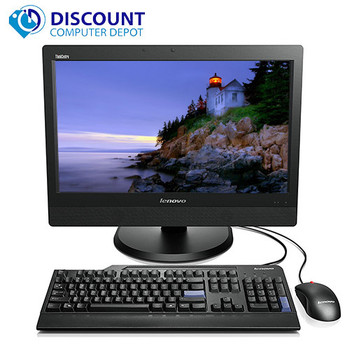 Cheap, used and refurbished Lenovo M72z 20" All-In-One Desktop Computer Core i3 3.3GHz 4GB 500GB Windows 10