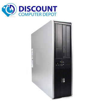 Cheap, used and refurbished Fast HP Windows 10 Desktop Computer PC  4GB 80GB 19" LCD DVD and WIFI