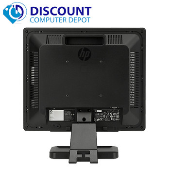 Right Side View HP 19" Flat Panel Screen LCD Monitor with VGA Cable (1 Year Warranty!)