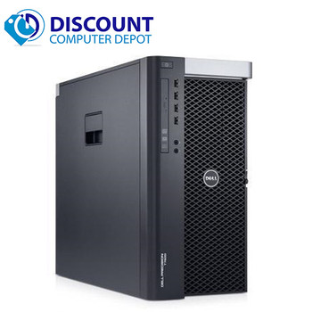 Right Side View Dell Precision T7600 Workstation Computer Xeon 3.1GHz 16GB 1TB Windows 10 pro