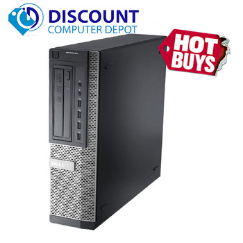 Right Side View Fast Dell Optiplex 790 Windows 10 Desktop Computer PC Core i3 3.1GHz 4GB 250GB