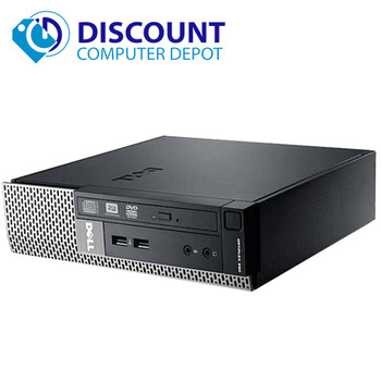 Right Side View Dell Optiplex 7010 USFF Desktop Computer PC i7 2.8GHz 8GB 500GB Windows 10 Pro