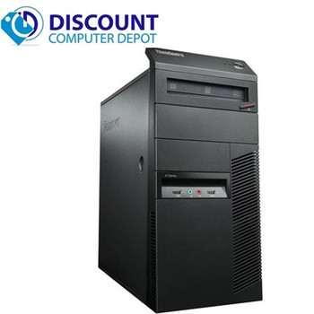 Cheap, used and refurbished Fast Lenovo Windows 10 Desktop Computer Core i5 Tower 3.2GHz PC 4GB 320GB Wifi