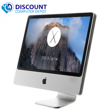 Cheap, used and refurbished Apple iMac 20" Desktop Computer Core 2 Duo 4GB 1TB El Capitan Mac OS (A1224)