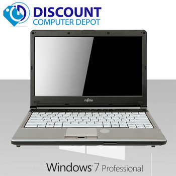 Cheap, used and refurbished Fast Fujitsu S761 Lifebook 13.3" Laptop Windows 7 Pro Intel I7 (2620M) 2.7GHz  4GB Ram 120GB SSD Hard Drive DVD-RW WiFi and Bluetooth