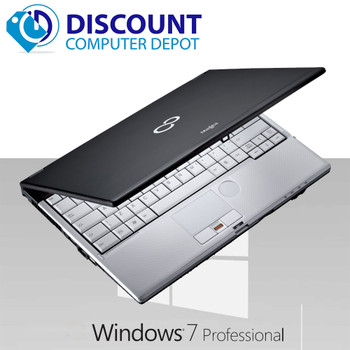 Right Side View Fast Fujitsu S761 Lifebook 13.3" Laptop Windows 7 Pro Intel I7 (2620M) 2.7GHz  4GB Ram 120GB SSD Hard Drive DVD-RW WiFi and Bluetooth