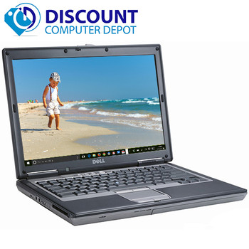 Right Side View Fast Dell Latitude D-Series Laptop Notebook Dual Core 4GB Wifi Windows 10