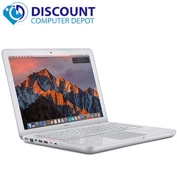 Right Side View Apple Macbook A1342 Unibody 13"  Laptop El Capitan Core 2 Duo 2.26GHz 4GB 250GB and WIFI